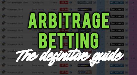 today's arbitrage bets